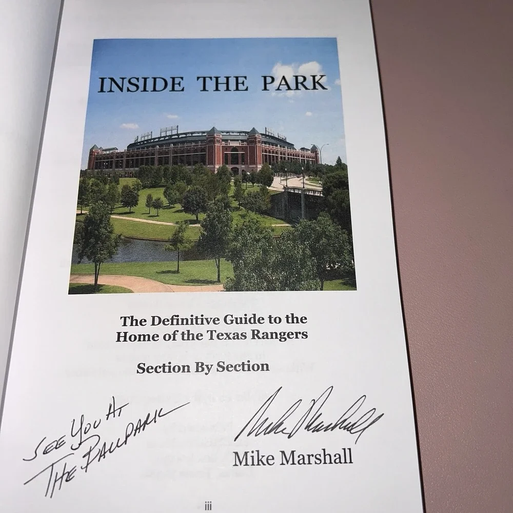 INSIDE THE PARK: THE DEFINITIVE GUIDE TO THE HOME OF‎ THE By Mike Marshall *NEW*